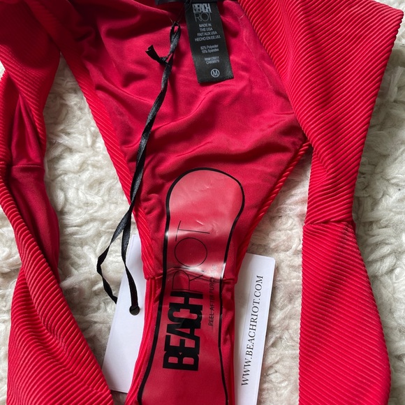 Beach Riot Red Bikini Bottom - Picture 5 of 15